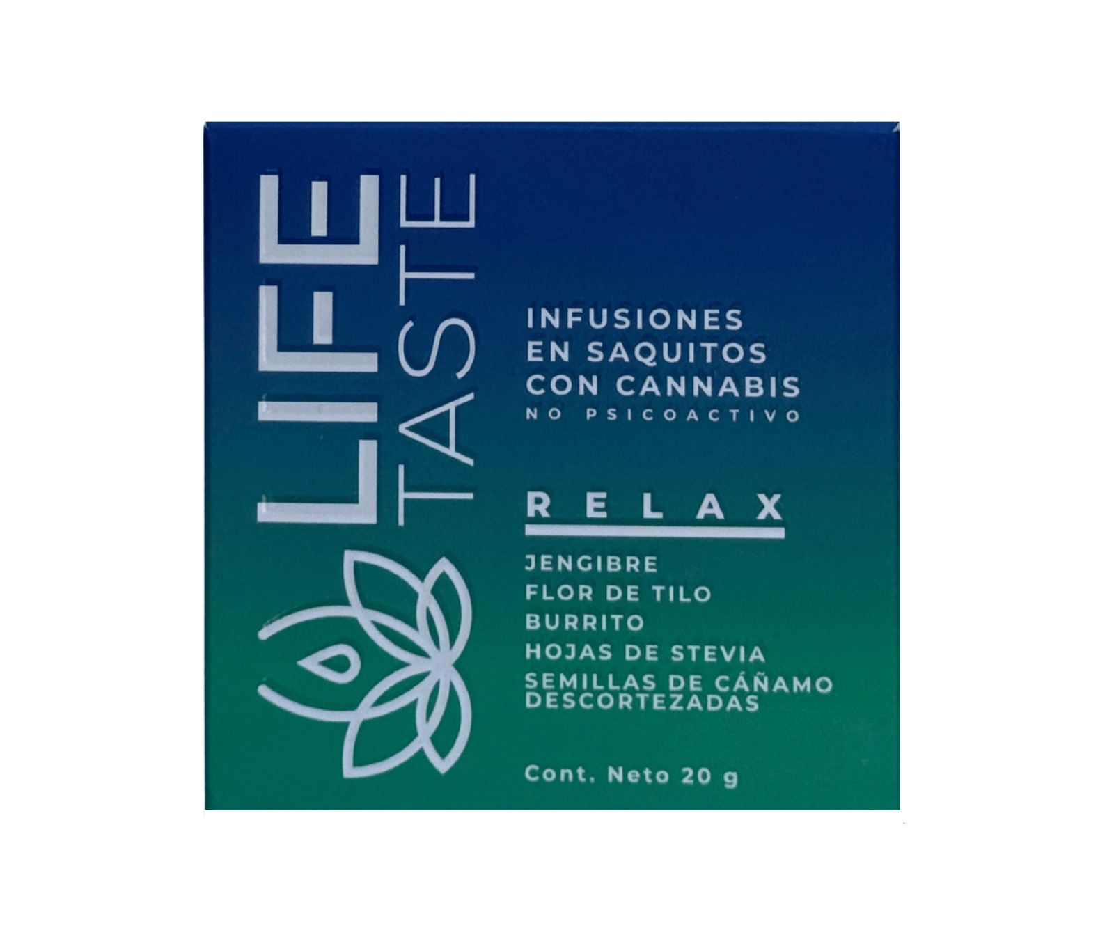 Té Relax con CBD Life Taste 20g – Calma y Equilibrio Natural