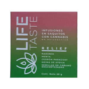 Té Relief con CBD Life Taste 20g – Bienestar y Alivio Natural