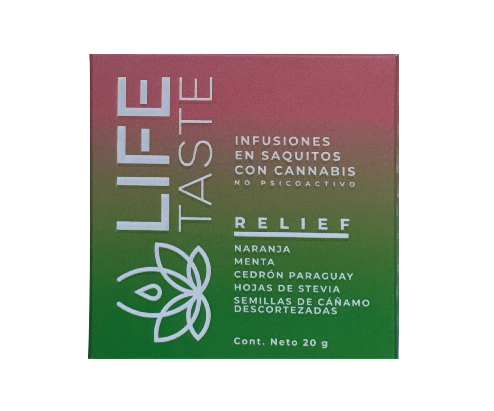 Té Relief con CBD Life Taste 20g – Bienestar y Alivio Natural